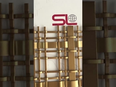 Rede de arame tecida decorativa