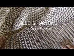 cortina da malha do anel