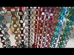 11mm 23mm Sand Colo Alumínio Chain Fly Screen Porta Cortina Antiwear