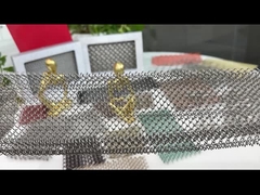 Óleo livre SS316L aço de malha de metal cortina de chuveiro divisores exteriores 12m