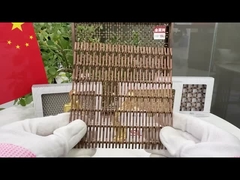 6.5ft Alumínio Alloy Decorativa Tecido de Arame de Malha 26% Área de abertura