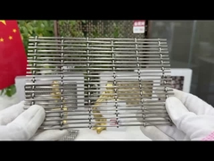 10ft SUS SS430 rede de aço decorativa para portas de armário