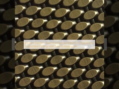 Elegante malha de aço inoxidável para tetos em drapeamento e suspensos com aparência especial