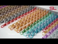 Ecrã de mosca de cadeia de alumínio