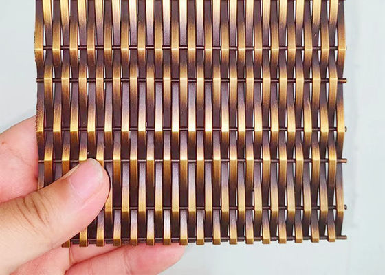 Metal arquitetónico de bronze antigo Mesh For Facade Cladding de Ss316l