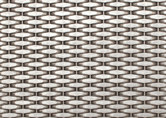 Fio tecido decorativo Mesh Panels do metal 31.5m Max Width Non Rusting