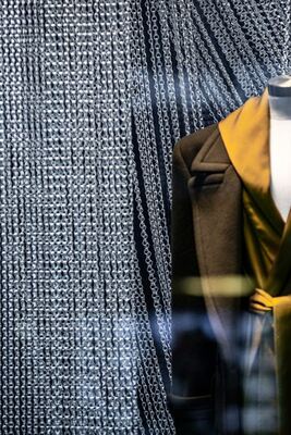 Ecrã de mosca de cadeia de alumínio com 60% de área aberta e diâmetro de fio de 1,2 mm para proteção contra insetos reutilizáveis