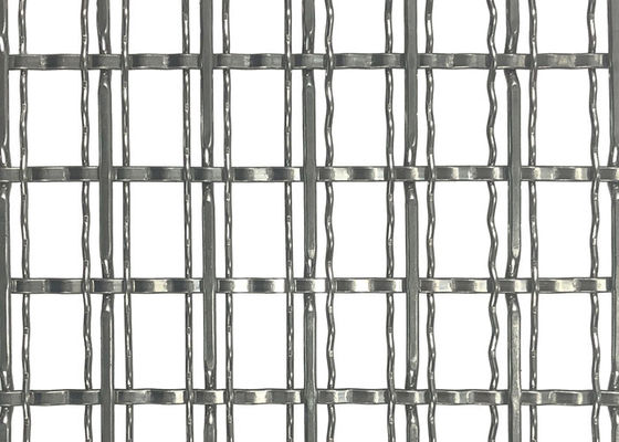 Descaroçando a rede de arame tecida arquitetónica de aço inoxidável de tecelagem de Mesh Decorative Netting Facade For