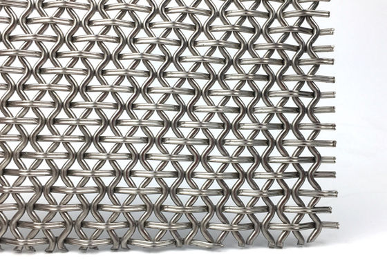 Malha de tecido de 5mm para abertura arquitetônica Faixa de abertura de 0,8 a 8 mm Área de abertura 59%