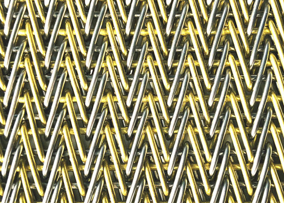 O bronze SS316 tece a espiral Mesh Belt 3m