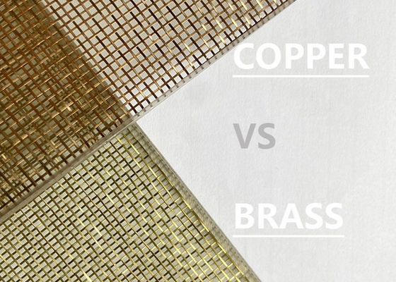 metal Mesh Bronze Color Copper Fine do vidro laminado de 120m x de 2.5m