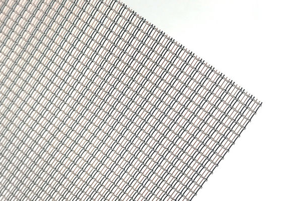 Vidro azul decorativo luxuoso da cor com metal Mesh Interlayer Plain Woven