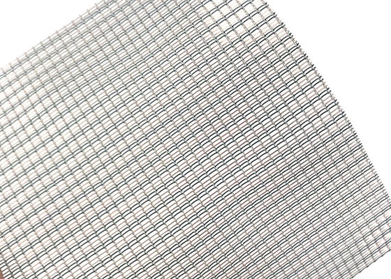 Vidro azul decorativo luxuoso da cor com metal Mesh Interlayer Plain Woven