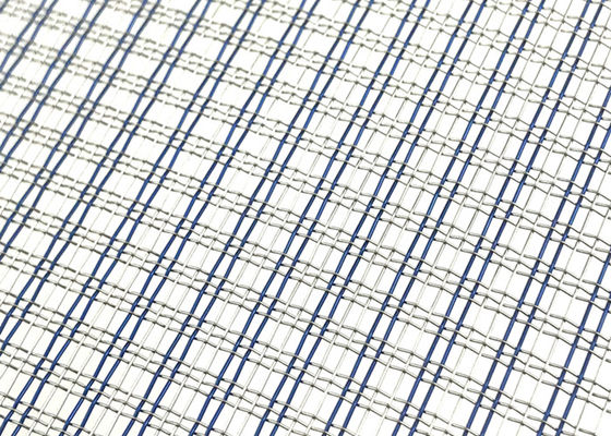O vidro colorido flexível laminou o fio Mesh Metal Fabrics