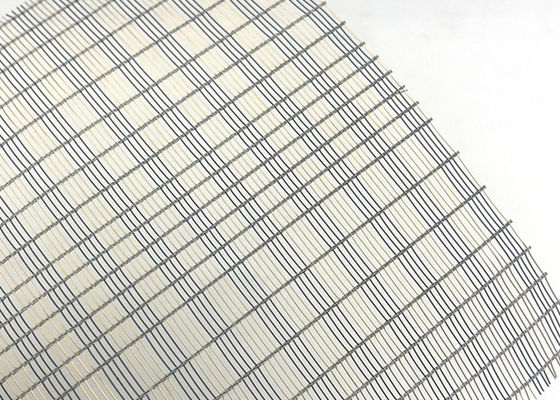Largura fina decorativa ultra fina de Mesh Laminated Glass Fabrics 2.5m do metal