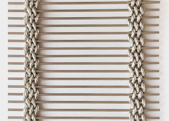 56,9% área de abertura Mesh Wire Sunshade Metal Screen tecido arquitetónico