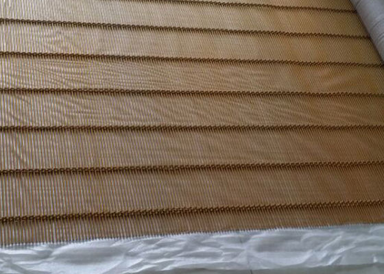 Cor 316l Mesh Decorative Paint Metal Partition arquitetónico de aço inoxidável de Golded