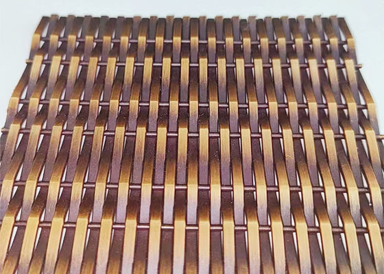 Metal arquitetónico de bronze antigo Mesh For Facade Cladding de Ss316l