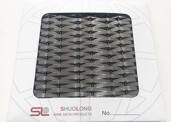 aço preto Mesh Architecture For Decorative Panels da cor Ss304 de 3.6mm