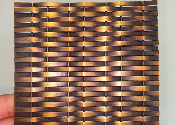 O metal arquitetónico do anti elevador decorativo de bronze engrena a área de abertura de 6%