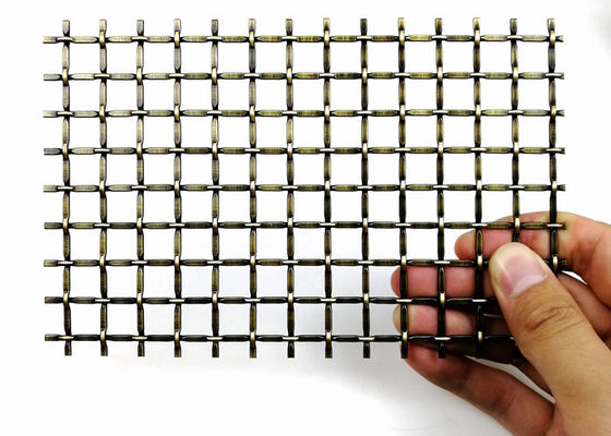 3.0m x 1.5m tecidos frisou o metal arquitetónico Mesh Decorative Cabinet Insert