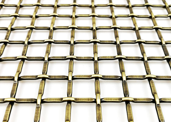 3.0m x 1.5m tecidos frisou o metal arquitetónico Mesh Decorative Cabinet Insert
