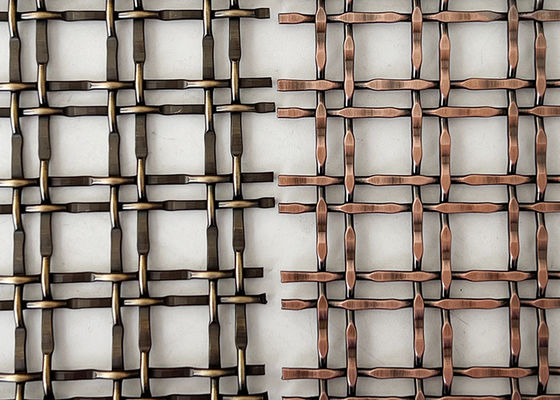 O fechamento SS304 decorativo de bronze antigo frisa o fio tecido para separações