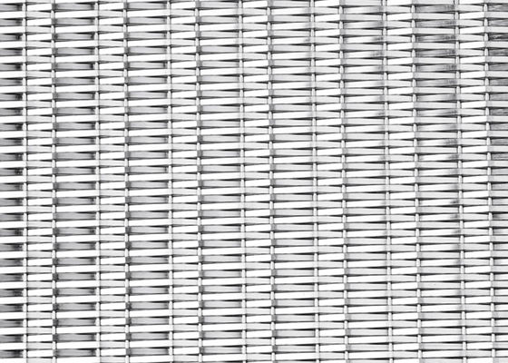 Fio tecido rígido de aço inoxidável Mesh Panels 4.8mm para o revestimento do elevador