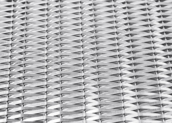 Fio tecido rígido de aço inoxidável Mesh Panels 4.8mm para o revestimento do elevador