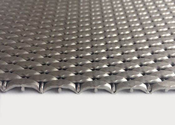 Fio tecido decorativo Mesh Panels do metal 31.5m Max Width Non Rusting
