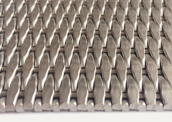 Fio tecido decorativo Mesh Panels do metal 31.5m Max Width Non Rusting