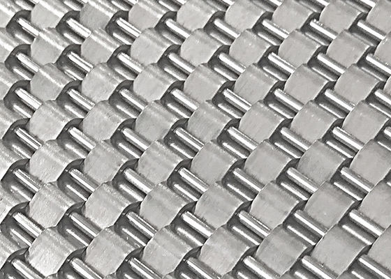 Rede de arame arquitetónica tecida de aço inoxidável 4.0mm para a decoração do elevador