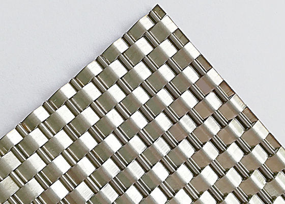 Rede de arame arquitetónica tecida de aço inoxidável 4.0mm para a decoração do elevador