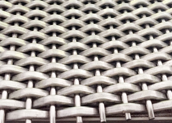 Comprimento tecido de aço decorativo da malha 15m do elevador de Mesh Panels SS316L do fio