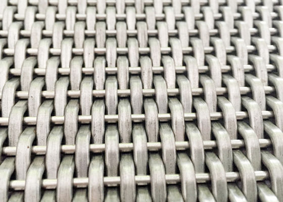 Comprimento tecido de aço decorativo da malha 15m do elevador de Mesh Panels SS316L do fio
