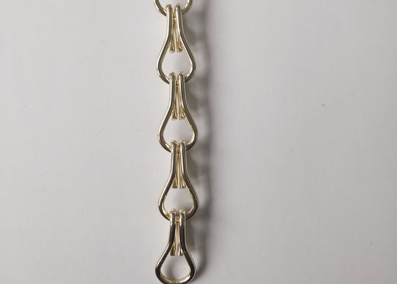 Cortina de porta anodizada arquitetónica do elo de corrente do metal de 1.5mm antiferrugem