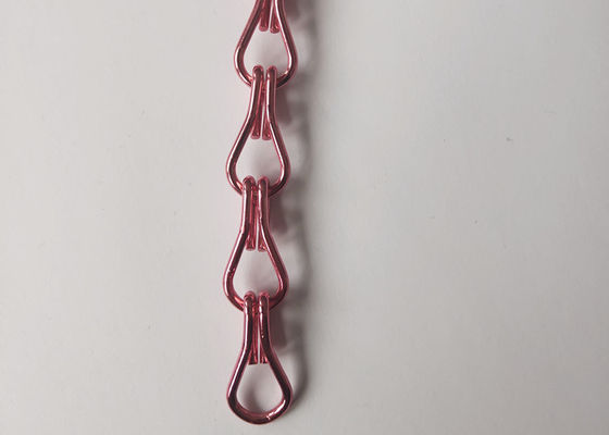 O gancho do dobro da cor vermelha anodizou a tela de alumínio 0.035KGS/M da mosca da corrente