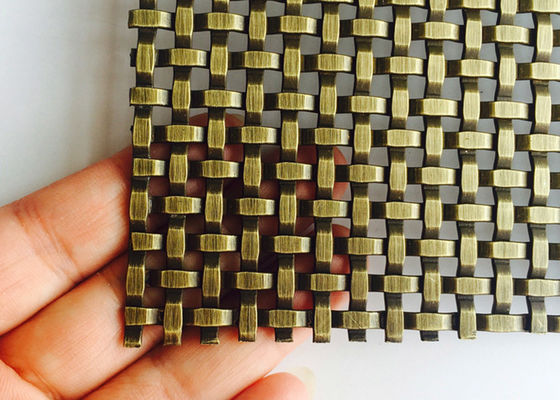 armários de cozinha decorativos antigos de Mesh Grilles Woven Mesh For do fio de 3.0m