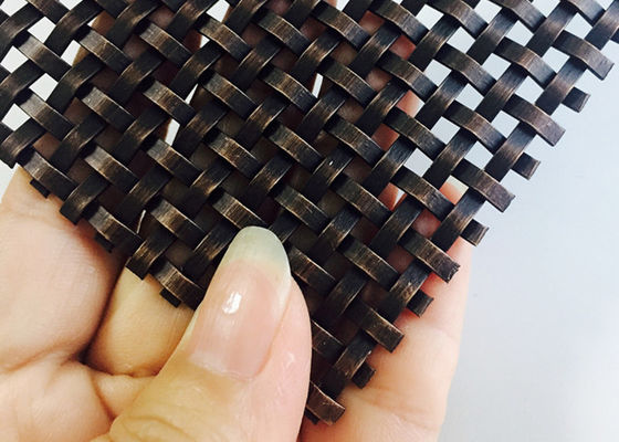 Cor decorativa lustrada da prata da espessura de Mesh Grilles 0.5-2mm do fio dos painéis de aço inoxidável