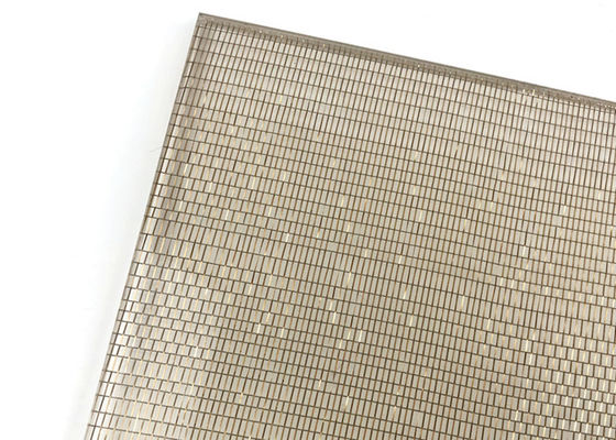 Vidro laminado de vidro de cobre de Mesh Metal Fabric For Art do fio