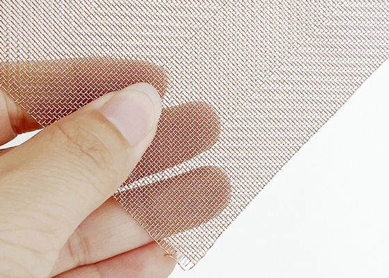O vidro de cobre fino arquitetónico laminou o fio Mesh For Tempered Glass