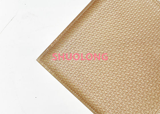 Fio de cobre decorativo Mesh For Art Laminated Glass da cor de bronze