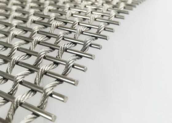 Elevador arquitetónico de Mesh Fabric Decorative Screen For do metal flexível