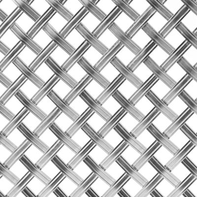 Fio 2mm interior de aço inoxidável liso Mesh Color Options Available Packed em páletes