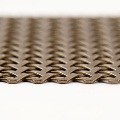 Fio tecido decorativo de bronze de alumínio Mesh Durable Anodizing