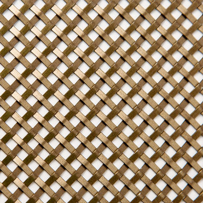 Fio tecido decorativo de bronze de alumínio Mesh Durable Anodizing