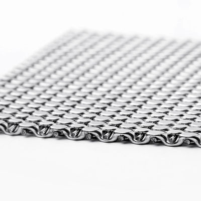 0.5m-2.0m galvanizados passam o fio tecido decorativo Mesh Fabric For Filtration