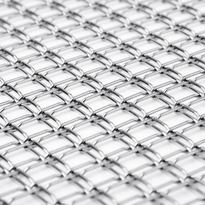 Quadrado que anodiza Mesh Wire Weaving de aço inoxidável decorativo