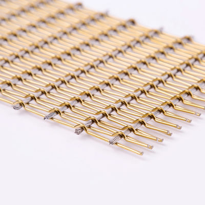 Metal arquitetónico de anodização de bronze Mesh Fabric For Filtration Applications
