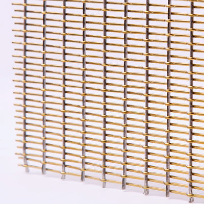Metal arquitetónico de anodização de bronze Mesh Fabric For Filtration Applications